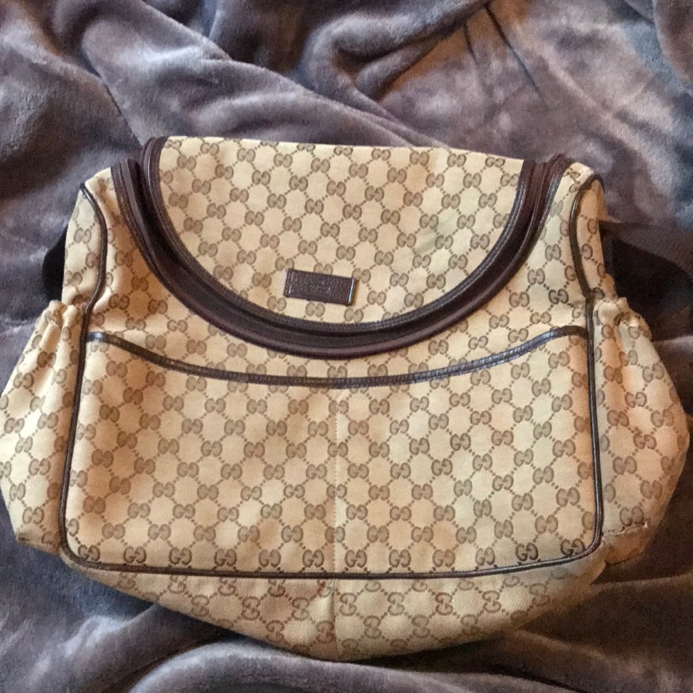 Gucci diaper bag